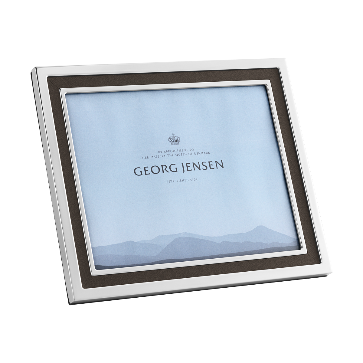 Georg Jensen Manhattan kehys large 30×25 cm Ruostumaton teräs-nahka