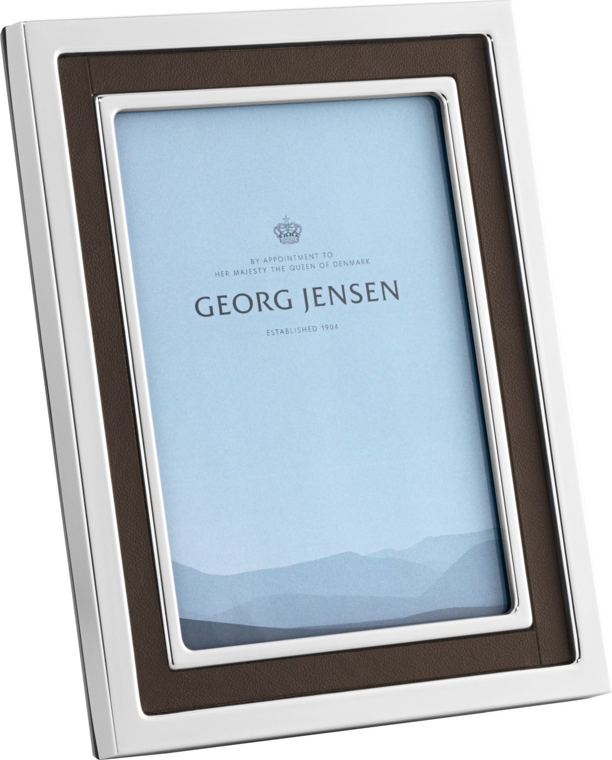 Georg Jensen Manhattan kehys small 16×20 cm Ruostumaton teräs-nahka