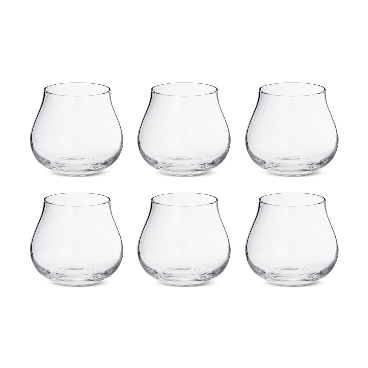 Georg Jensen Sky juomalasi matala 38 cl 6-pakkaus Kristalli