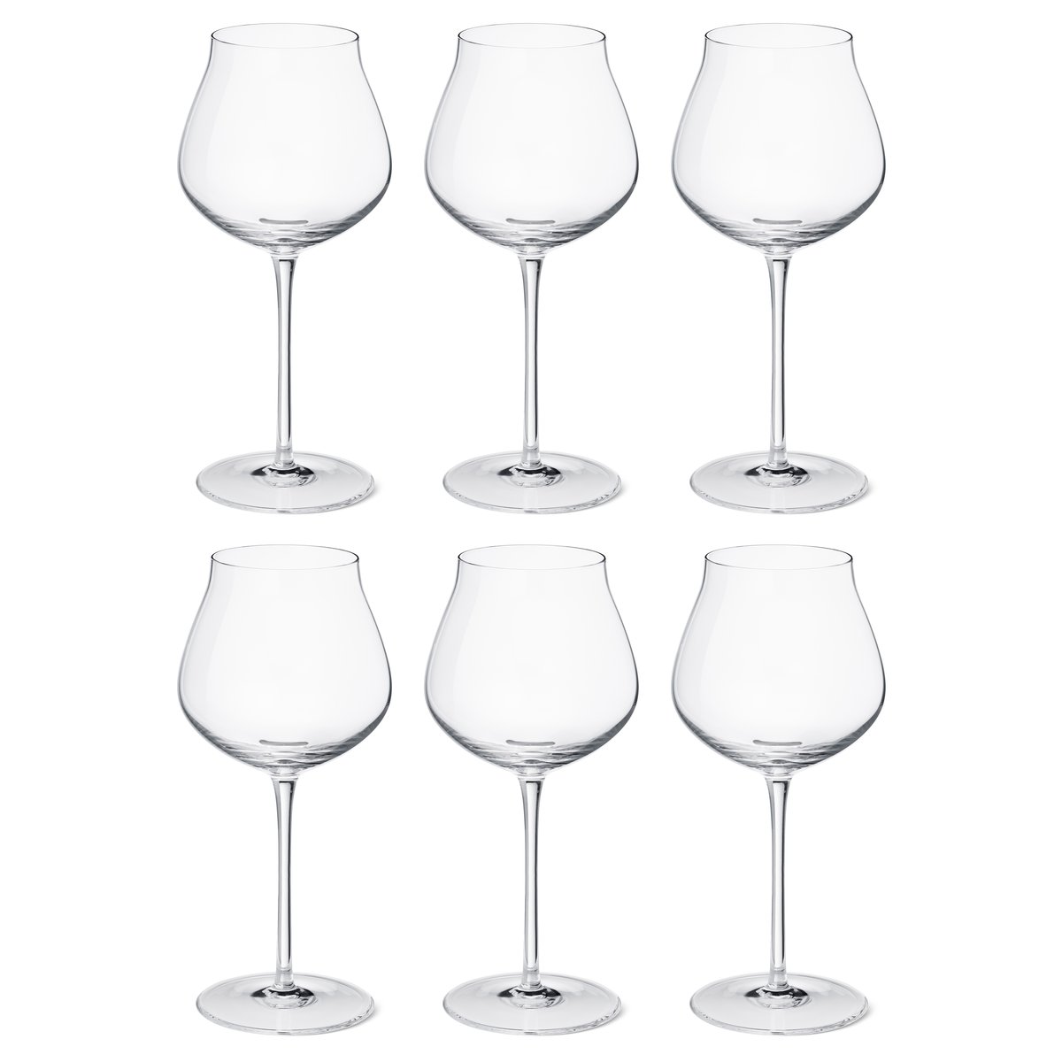 Georg Jensen Sky punaviinilasi 50 cl 6-pakkaus Kristalli