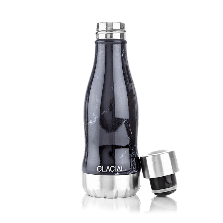 Glacial Glacial vesipullo 280 ml Black marble