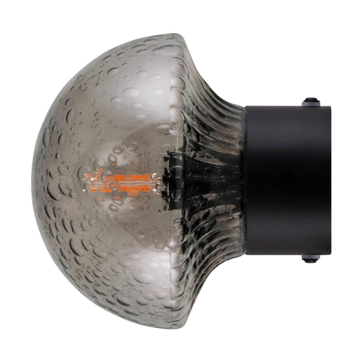 Globen Lighting Fungo kattovalaisin Ø16 cm Rök-svart