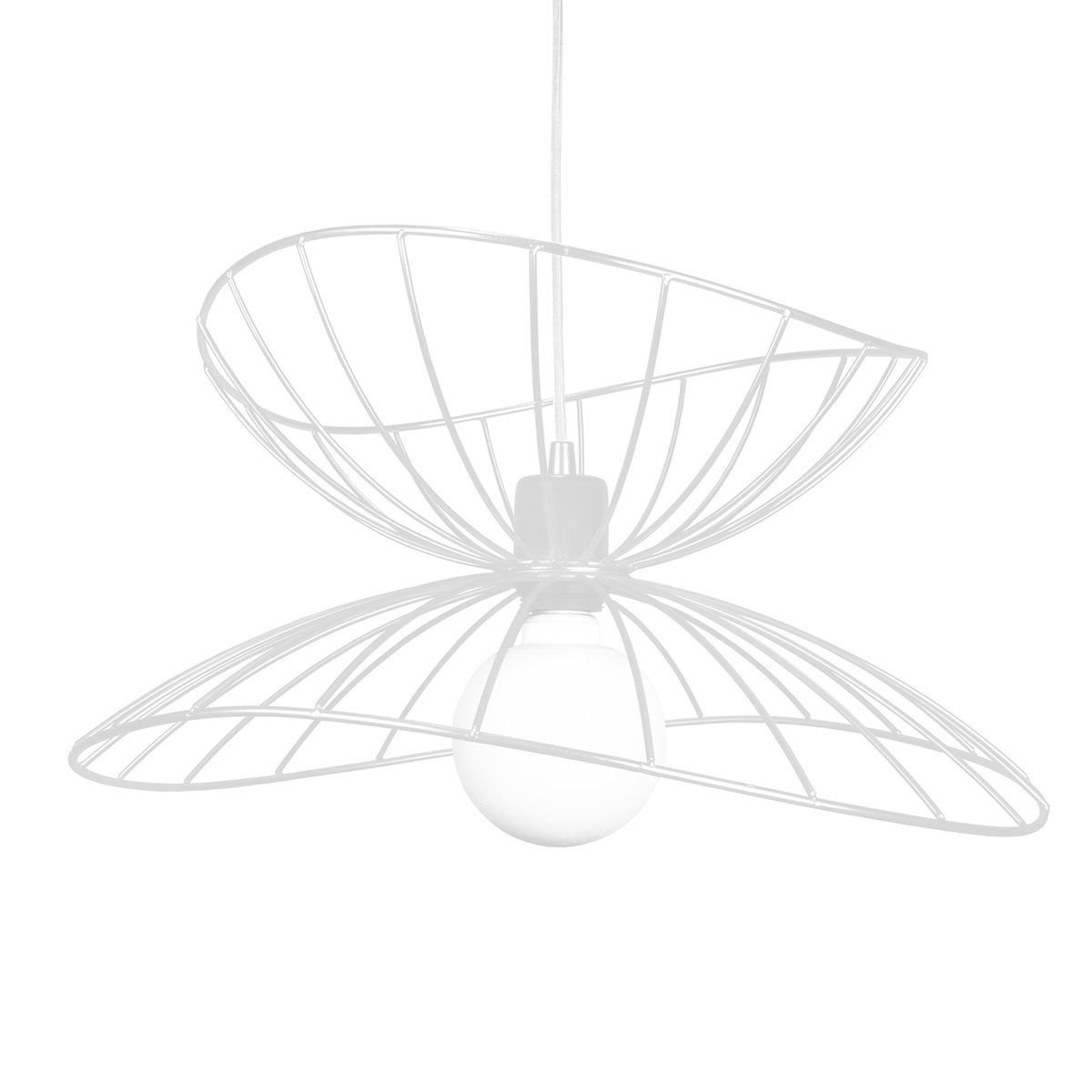 Globen Lighting Ray kattovalaisin Ø 45 cm Valkoinen