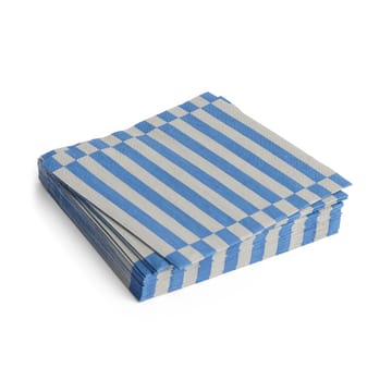 Pattern Lunch Stripe servietti 33x33 cm 20-pakkaus - Grey-blue pillar - HAY