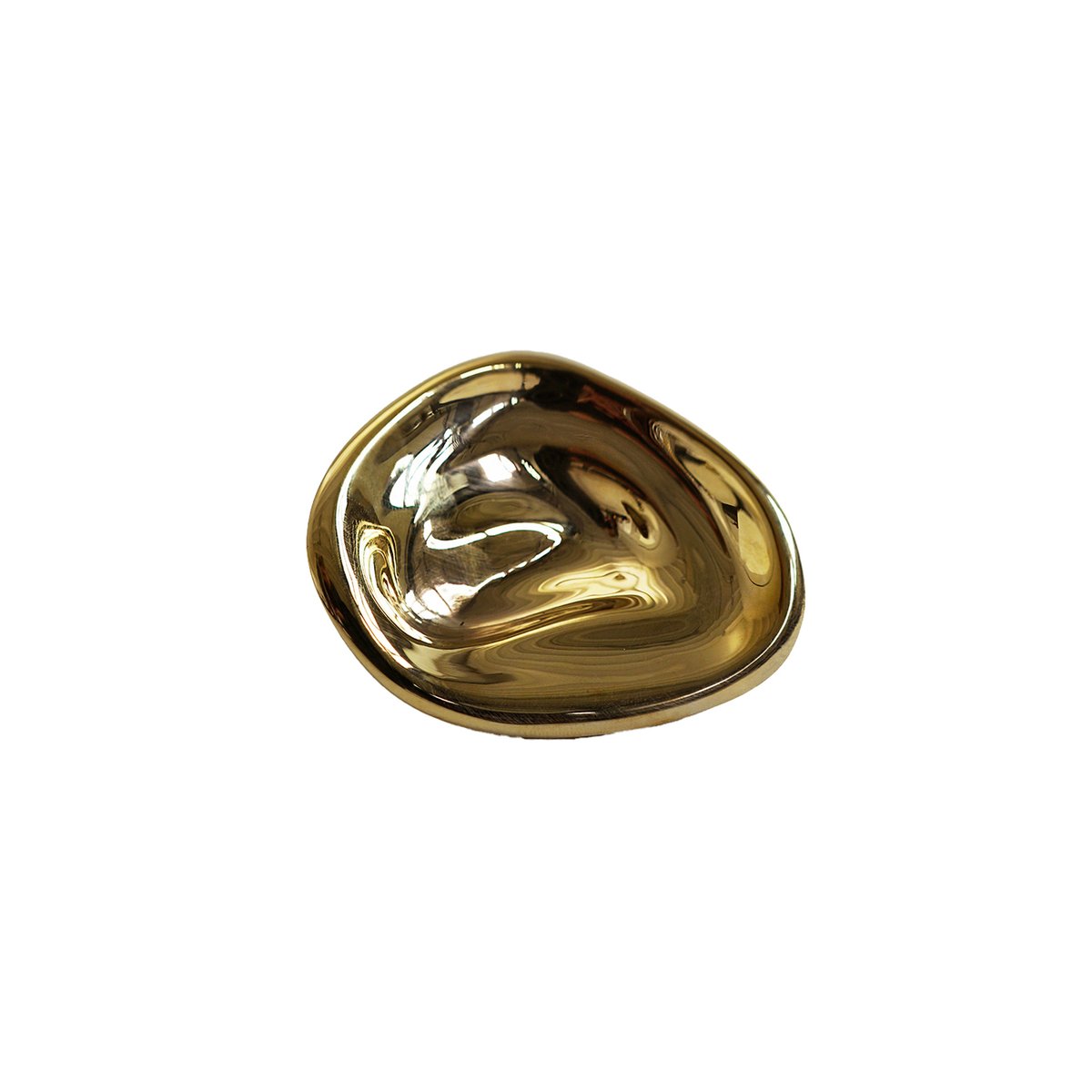 Hein Studio Ripple nro 01 pieni nuppi Brass