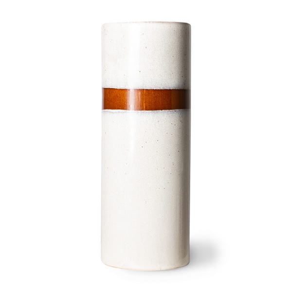 70s ceramics vaasi L Ø9,5x25 cm, Lumi (valkoinen) HKliving