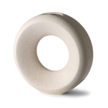 Circle maljakko M 24,5 cm - White speckled - HKliving