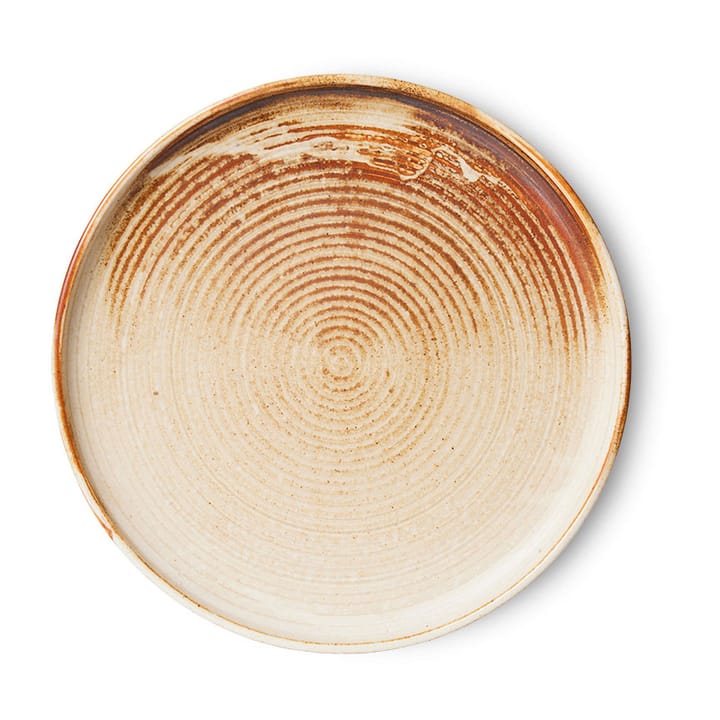 Home Chef side plate -leipälautanen Ø 20 cm - Rustic cream-brown - HKliving