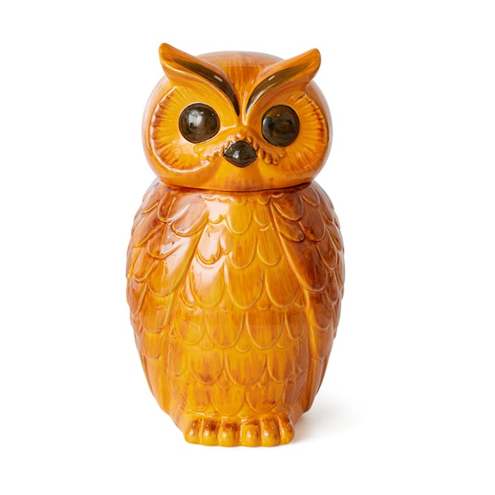 Keraaminen owl säilytyspurkki - Tangerine - HKliving