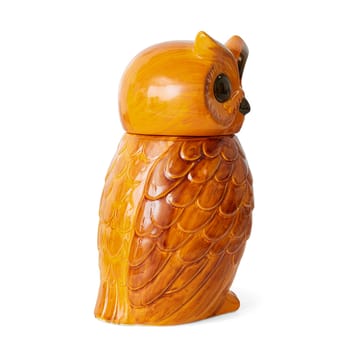 Keraaminen owl säilytyspurkki - Tangerine - HKliving