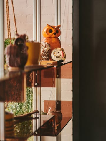 Keraaminen owl säilytyspurkki - Tangerine - HKliving