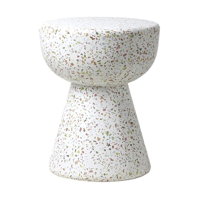 Terrazzo sivupöytä Ø35 cm - Terrazzo multicolour - HKliving