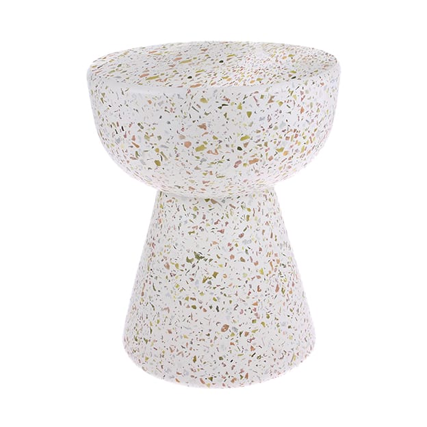 Terrazzo sivupöytä Ø35 cm, Terrazzo multicolour HKliving