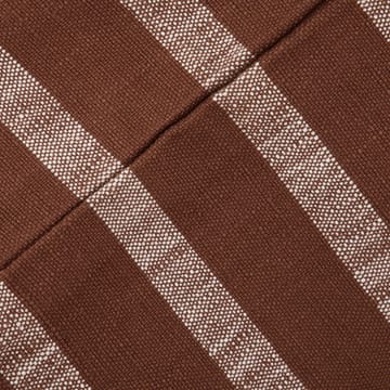 Thame tyynynpäällinen raidallinen 50x50 cm - Brown - House Doctor