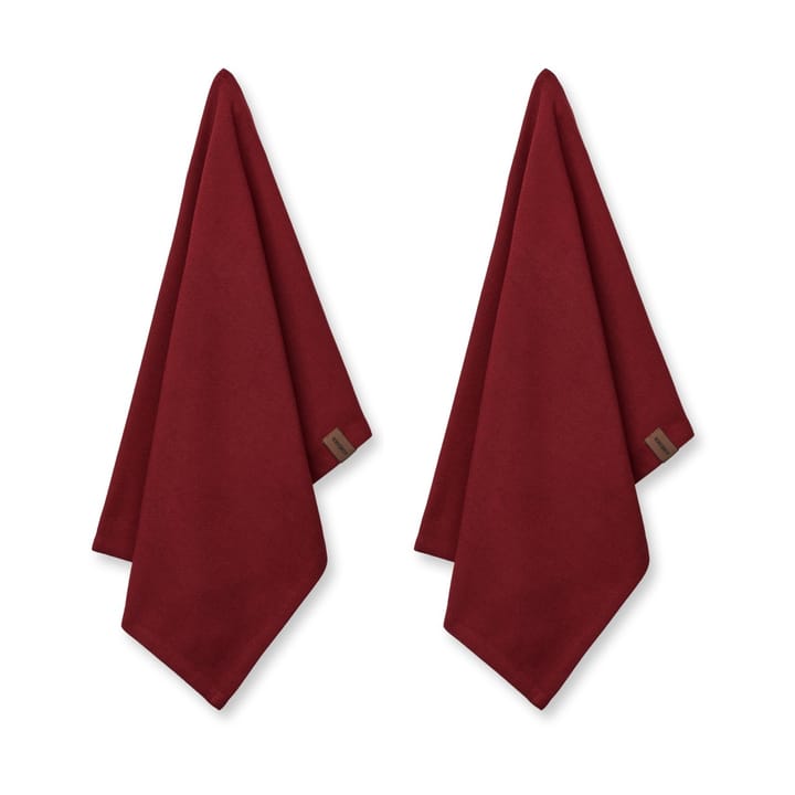 Humdakin Recycled  keittiöpyyhe 45 x 70 cm 2-pack - Maroon - Humdakin