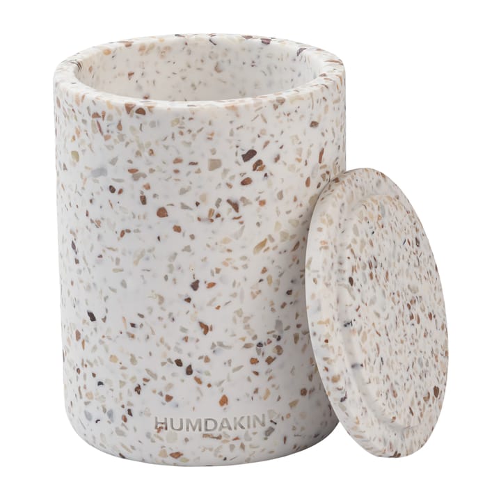 Humdakin Terrazzo kannellinen maljakko Ø 10 cm, Red/Beige Humdakin