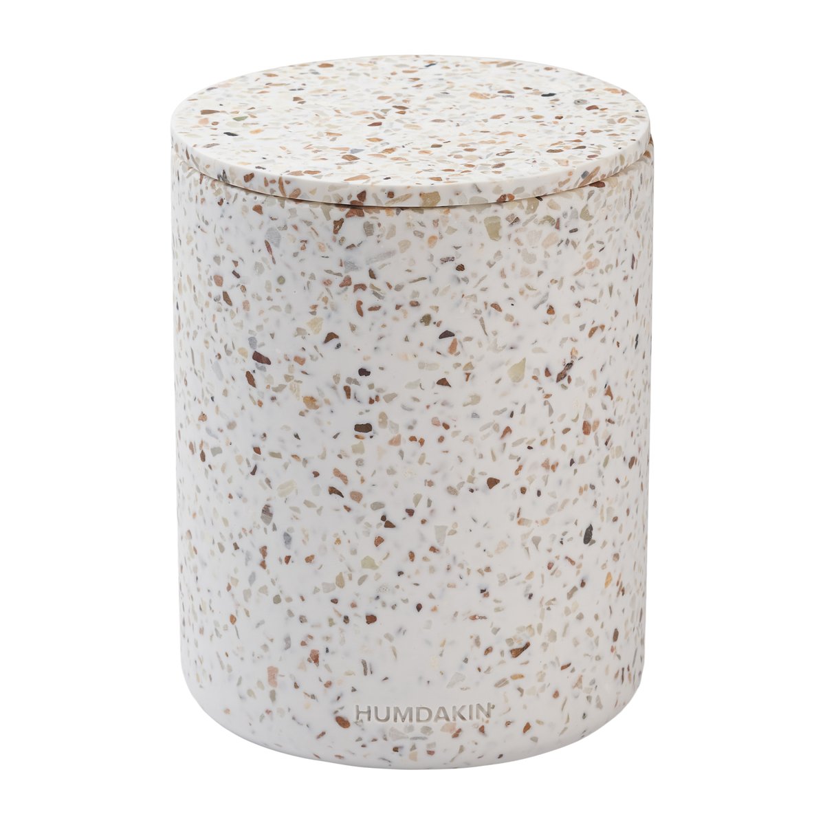 Humdakin Humdakin Terrazzo kannellinen maljakko Ø 13 cm Red/Beige