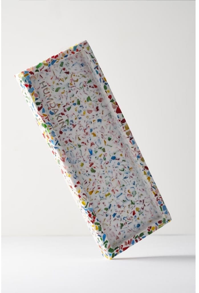 Humdakin Terrazzo -tarjotin 10 x 25 cm, Rainbow Humdakin