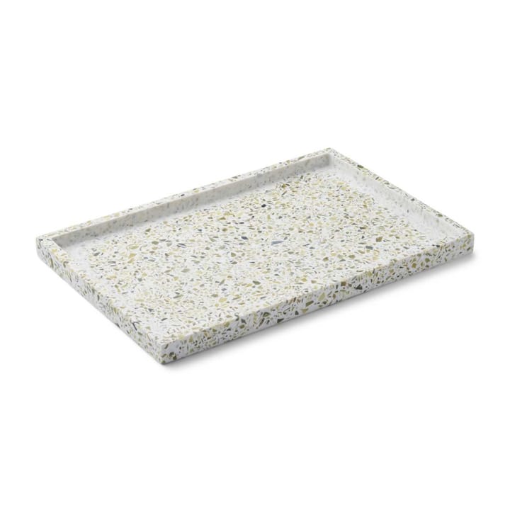 Humdakin Terrazzo -tarjotin 30x20 cm, Green-white Humdakin