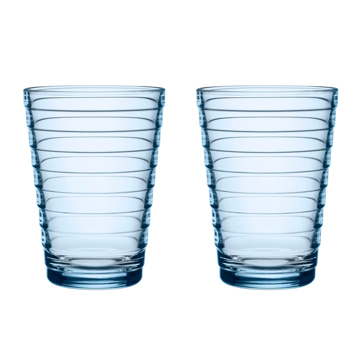 Aino Aalto juomalasi 2 kpl 33 cl - Aqua - Iittala