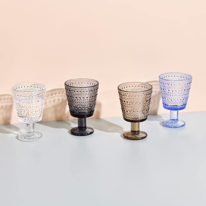 Kastehelmi viskilasi jalallinen 26 cl 2 kpl, aqua Iittala