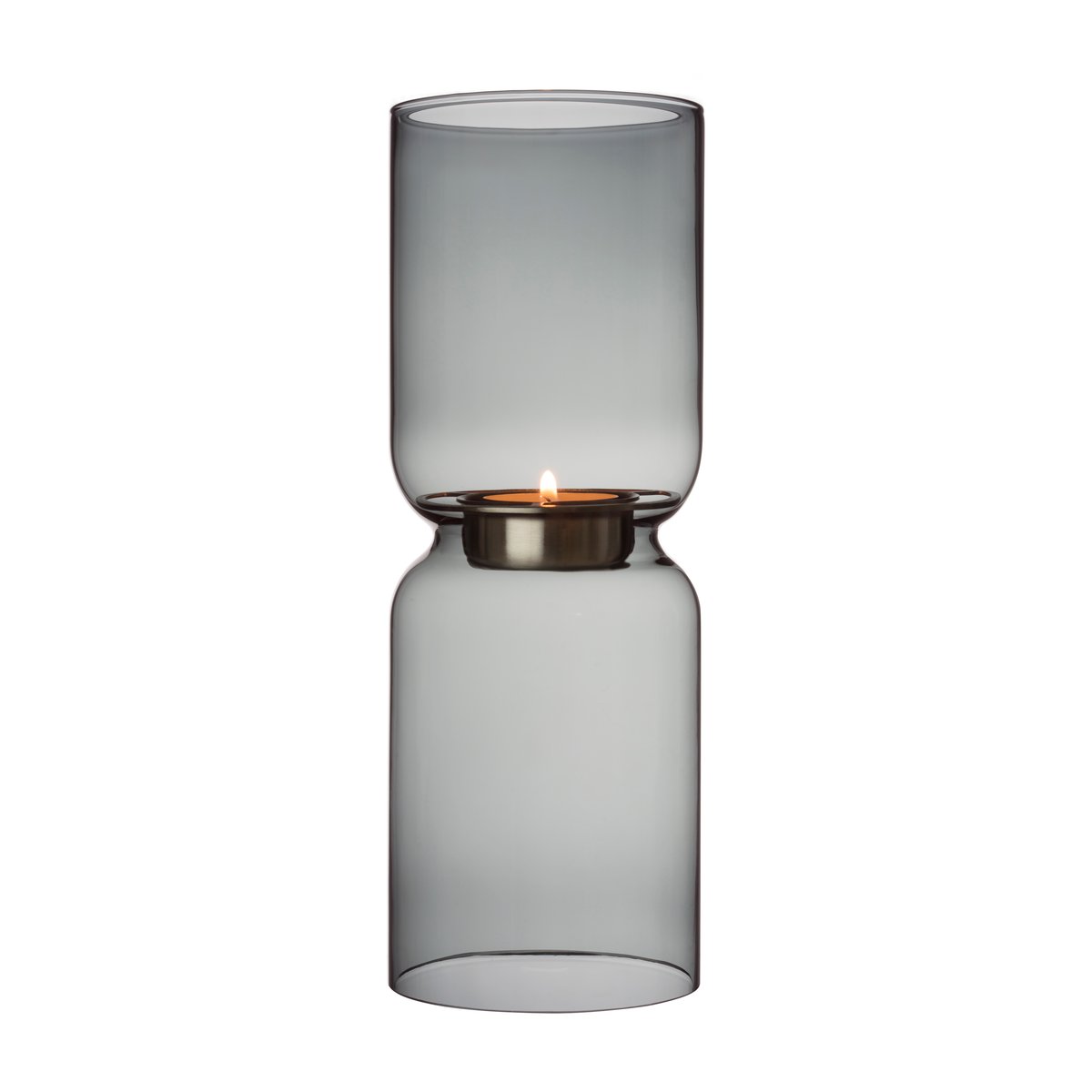 Iittala Lantern kynttilälyhty 25 cm Tummanharmaa