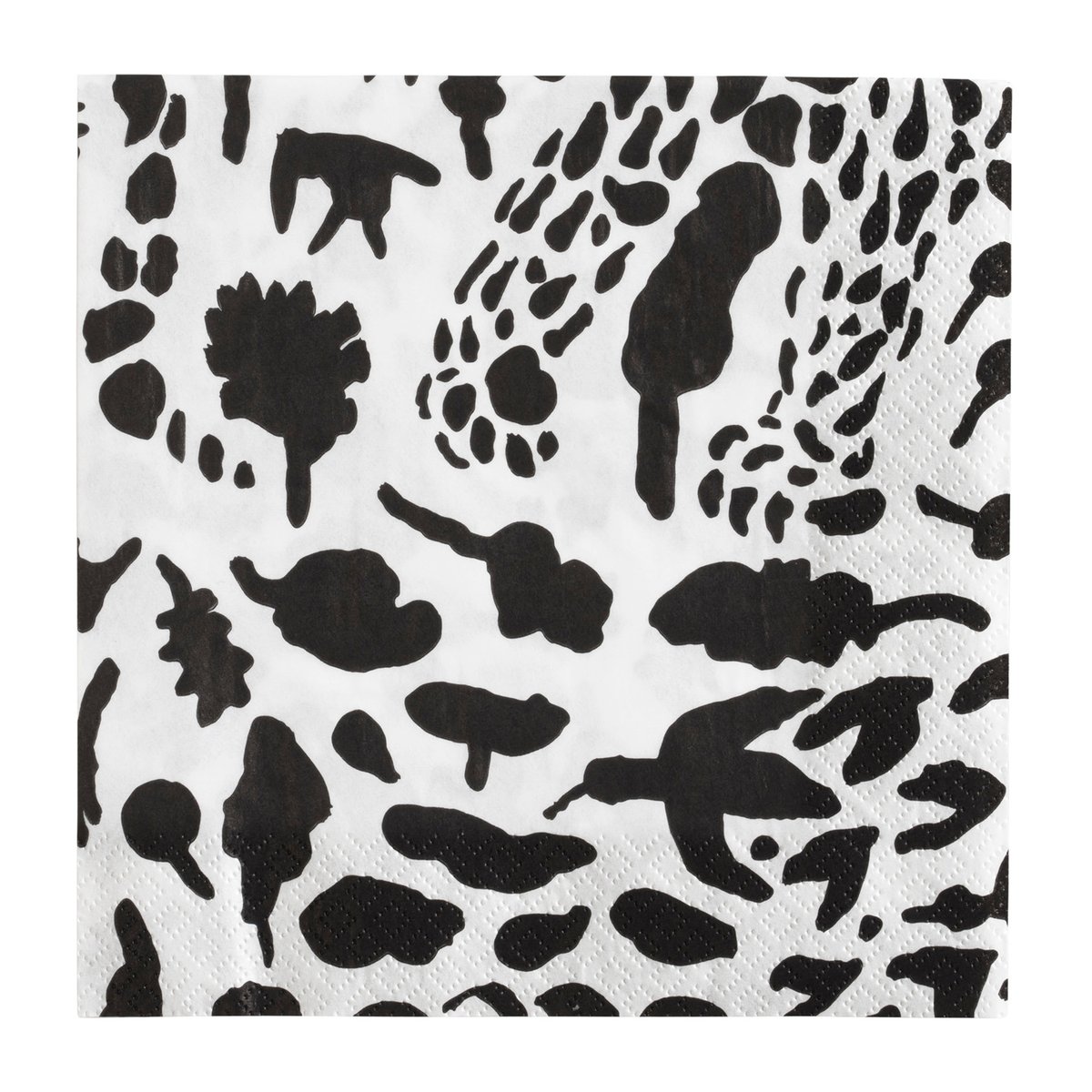 Iittala Oiva Toikka Cheetah lautasliina 20-pack Musta-valkoinen