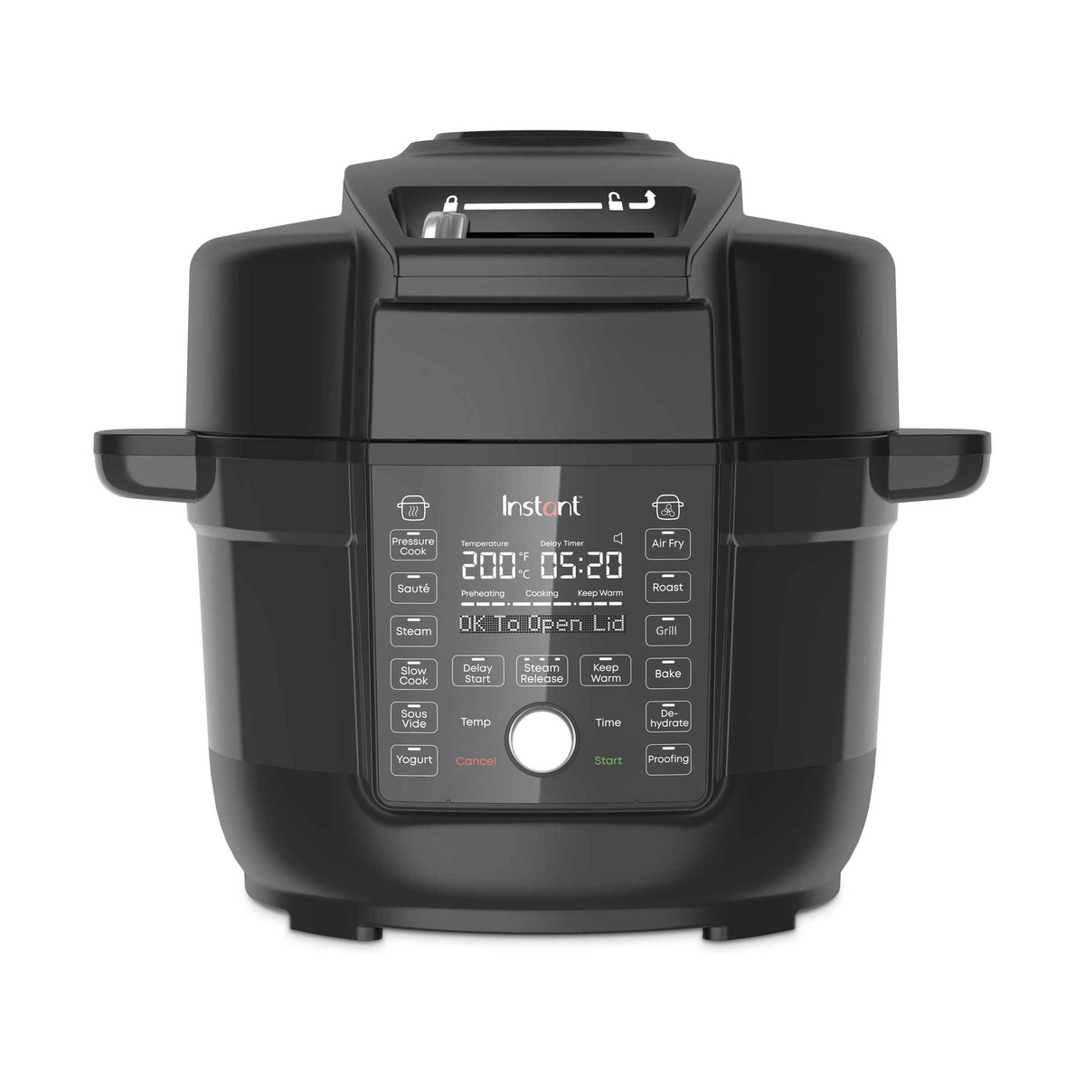 Instant Pot Instant Pot Duo Crisp Ultimate airfryer kansi 6,2 L Musta