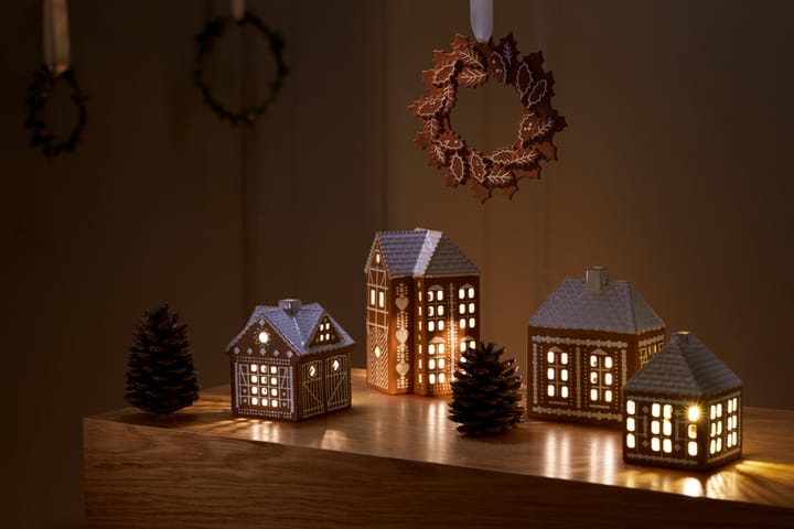 Gingerbread joulukranssi Ø18.5 cm, Ruskea Kähler