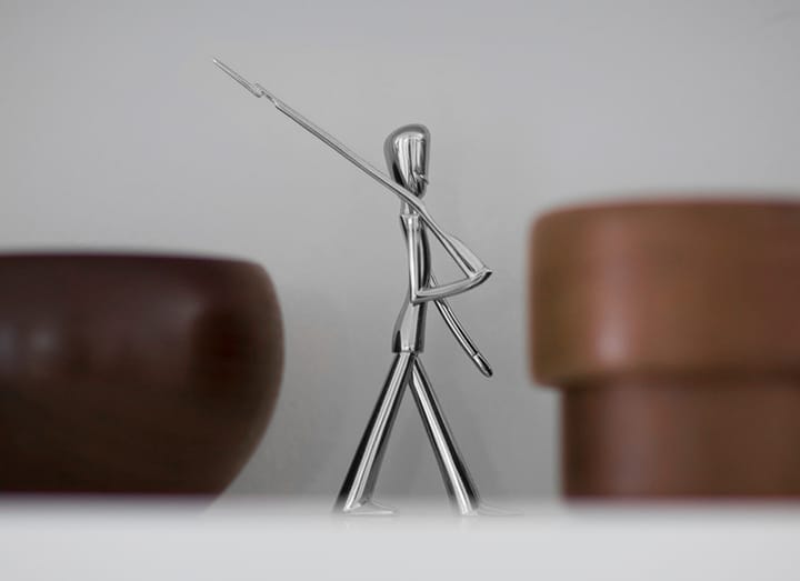 Royal Guard -hahmo 16 cm, Polished steel Kay Bojesen