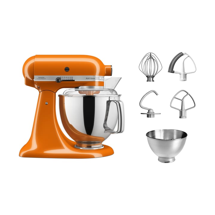 Artisan 5KSM175 keittiökone lisävarusteilla 4,8 L - Honey - KitchenAid