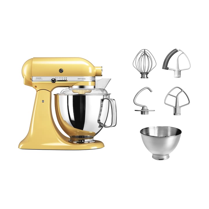 Artisan 5KSM175 keittiökone lisävarusteilla 4,8 L, Majestic yellow KitchenAid