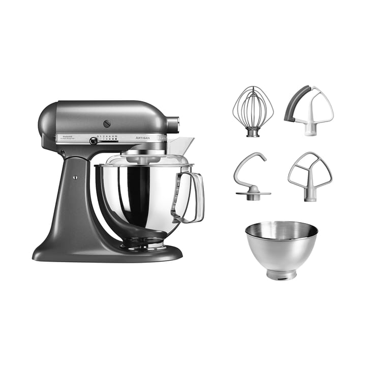 Artisan 5KSM175 keittiökone lisävarusteilla 4,8 L, Medallion silver KitchenAid