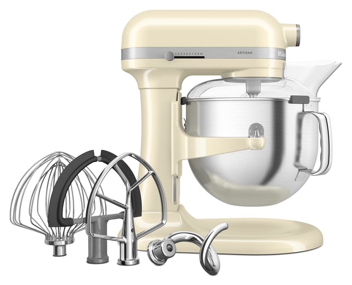 Artisan keittiökone nostovarrella, 6,6 L, Almond cream KitchenAid