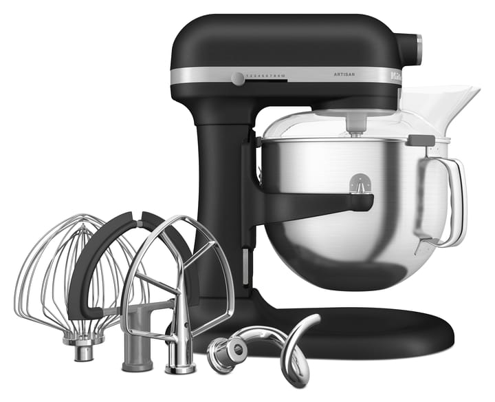 Artisan keittiökone nostovarrella, 6,6 L, Cast iron black KitchenAid