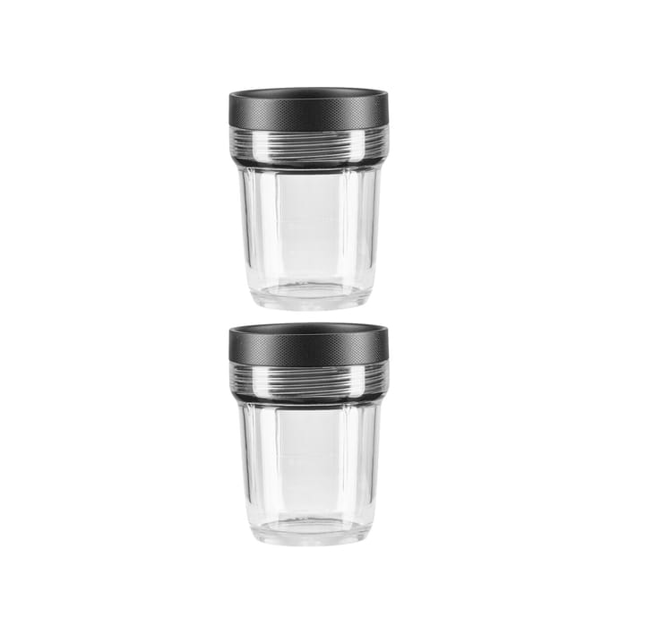 K400+K150 säiliö kannella 200 ml 2 kpl, Transparent KitchenAid