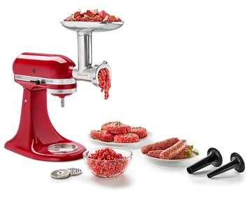 KitchenAid lihamylly makkarasuutimella - Stainless steel - KitchenAid