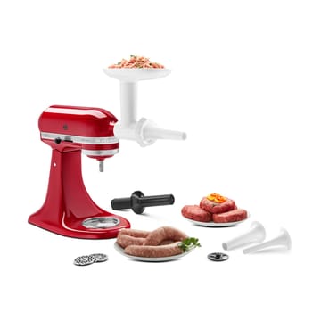 KitchenAid makkarasuppilo lihamyllyyn - White - KitchenAid