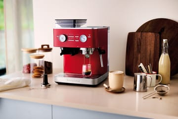 KitchenAid puoliautomaattinen espressokone jauhimella - Candy apple - KitchenAid