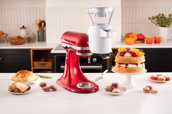 KitchenAid siivilä vaa'alla yleiskoneeseen, White KitchenAid