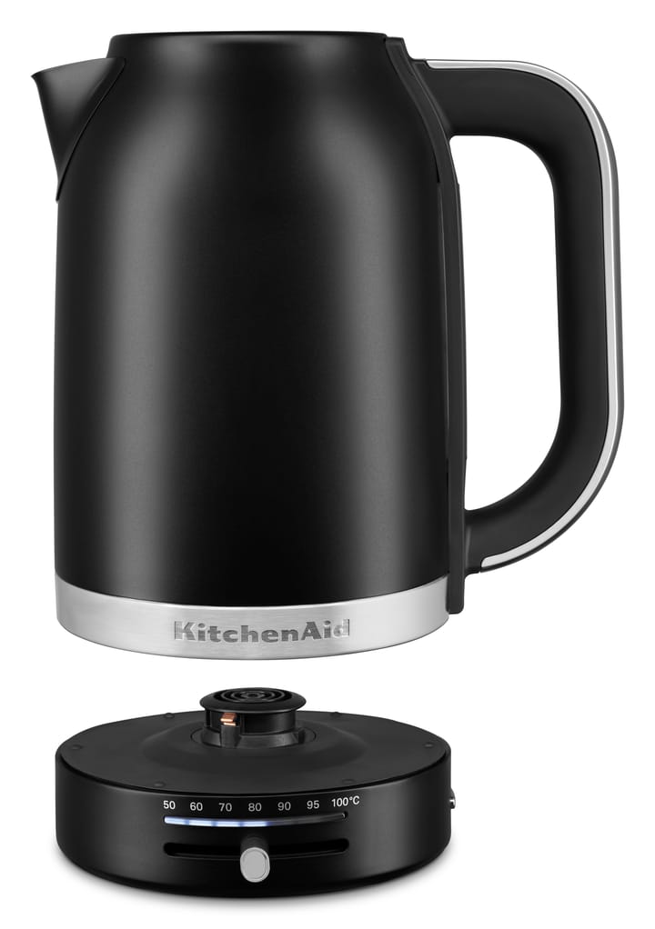 Kitchenaid vedenkeitin lämpötilan säädöllä 1,7 L, Black matte KitchenAid