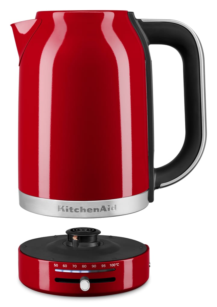 Kitchenaid vedenkeitin lämpötilan säädöllä 1,7 L, Empire red KitchenAid