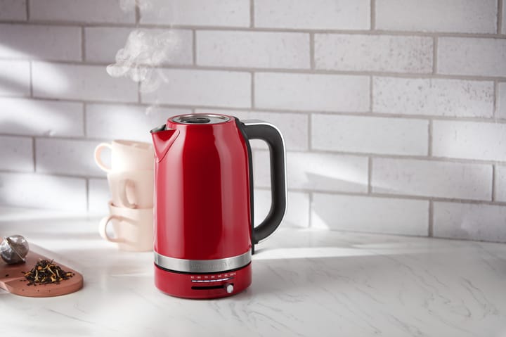 Kitchenaid vedenkeitin lämpötilan säädöllä 1,7 L, Empire red KitchenAid