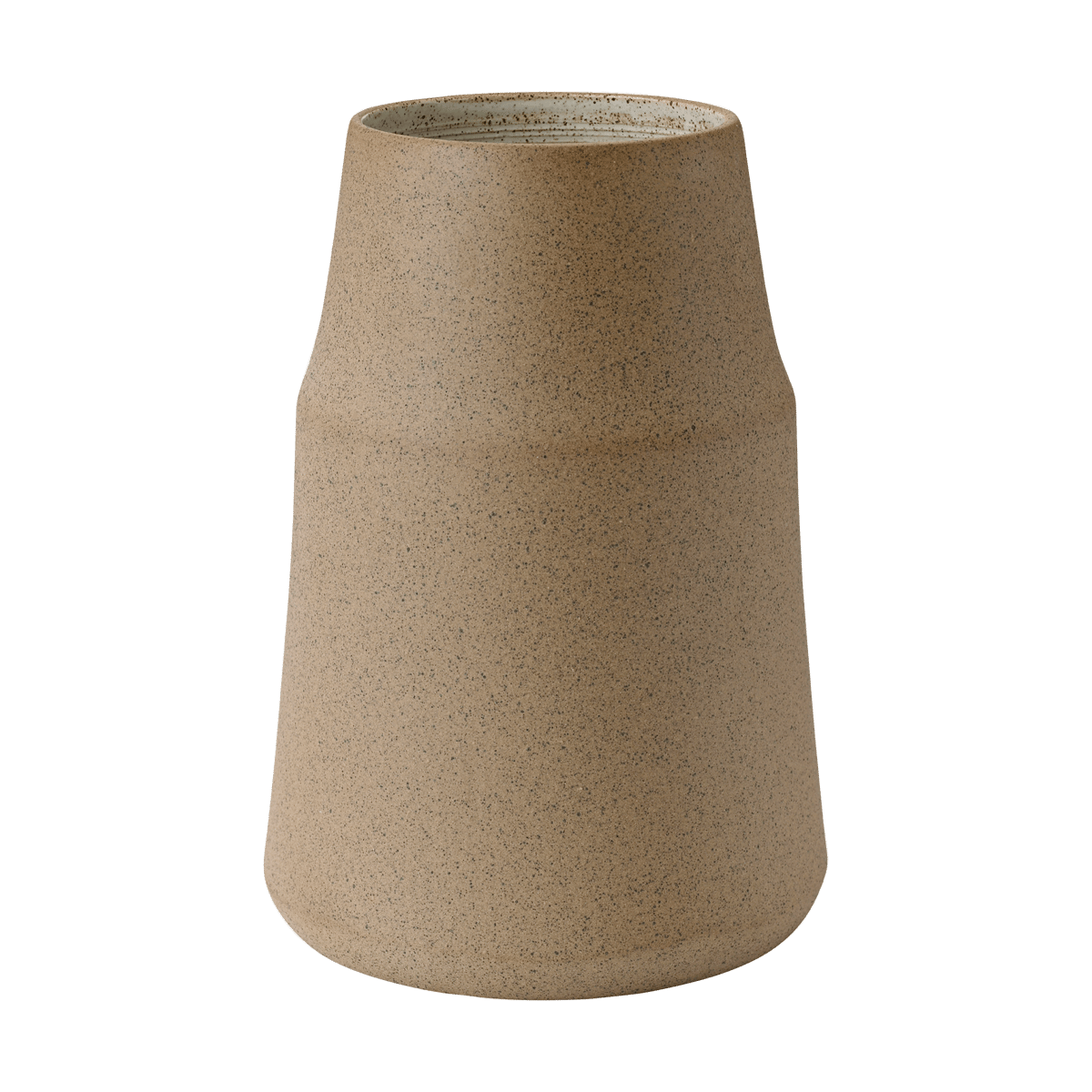 Knabstrup Keramik Clay vaasi 18 cm Warm sand