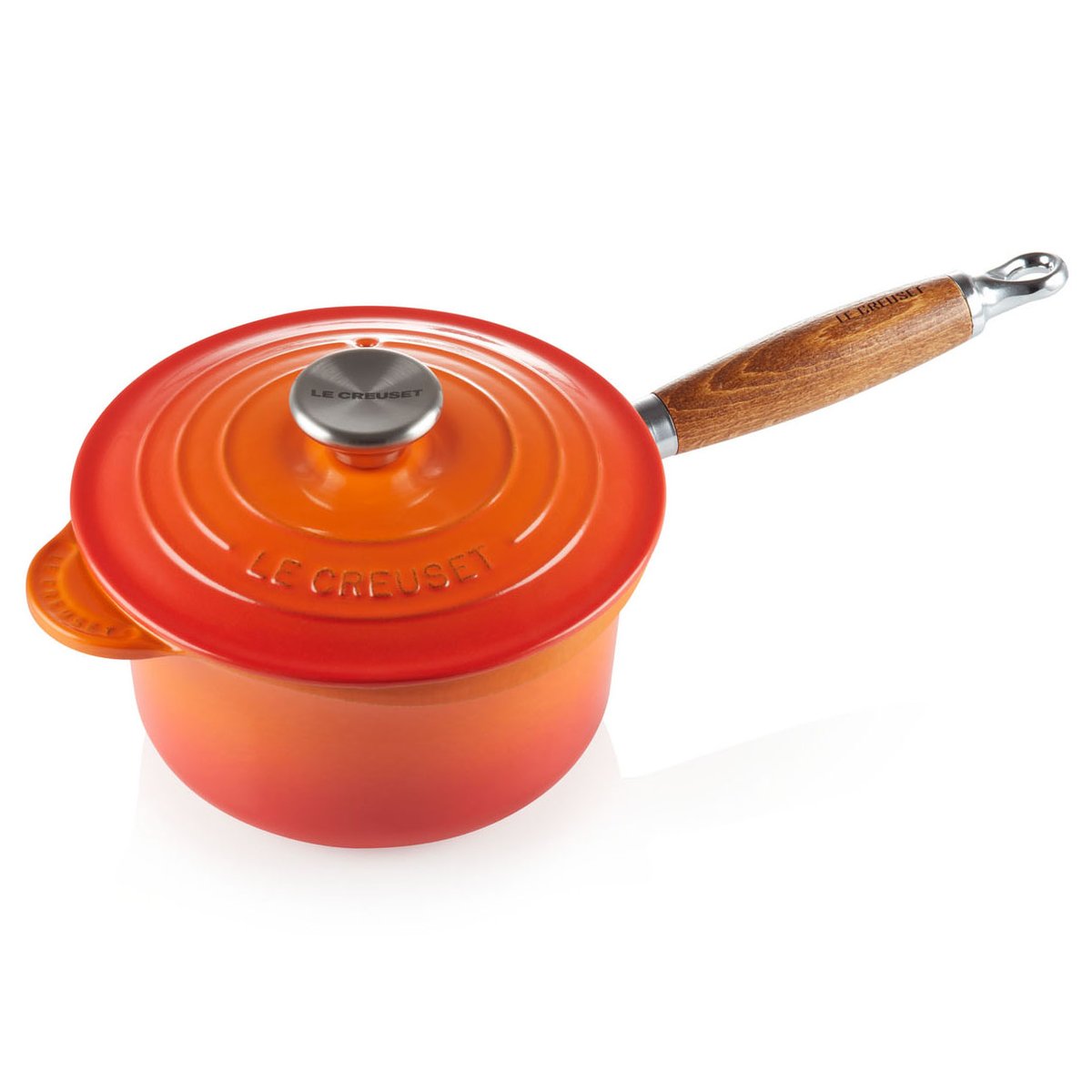 Le Creuset Le Creuset -kattila puukahvalla 1,8 l Volcanic