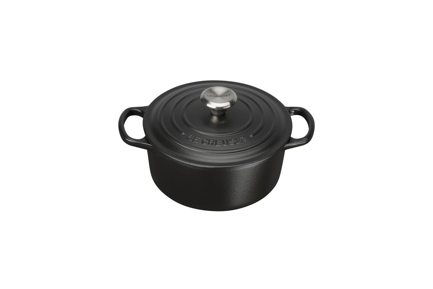 Le Creuset Le Creuset pyöreä pata Ø22 cm Mattamusta