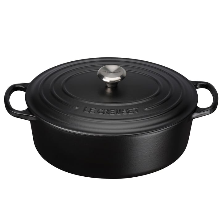 Le Creuset Signature Ovaali pata 4.1 l - Mattamusta - Le Creuset