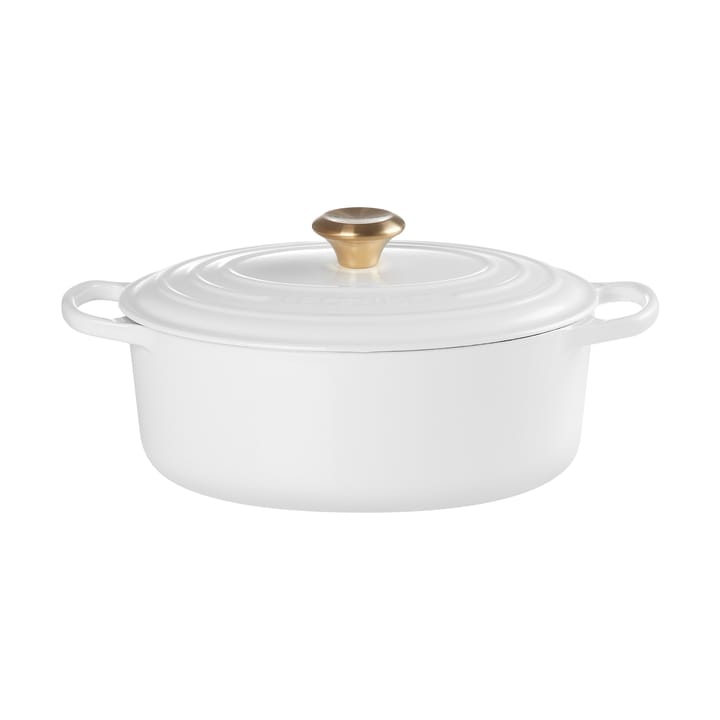 Le Creuset Signature Ovaali pata 4.1 l - Valkoinen - Le Creuset