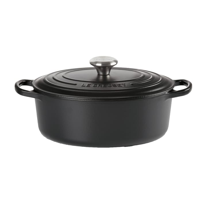 Le Creuset Signature ovaali pata 6,3 l, Matte black Le Creuset