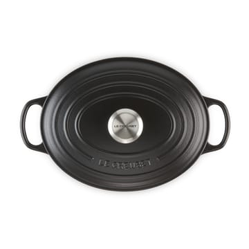 Le Creuset Signature ovaali pata 6,3 l - Matte black - Le Creuset